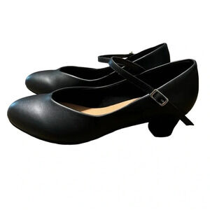 💃🖤Bloch Broadway-Lo Character Dance Shoes Black Size 12✨